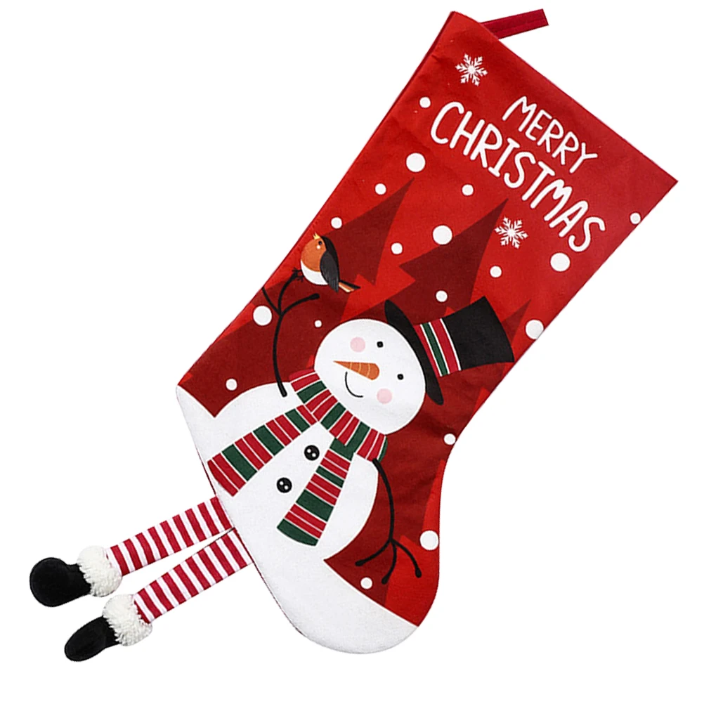 

Christmas Tree Pendant Decoration Xmas Stocking Name Candy Hanging Ornaments Bag Sock