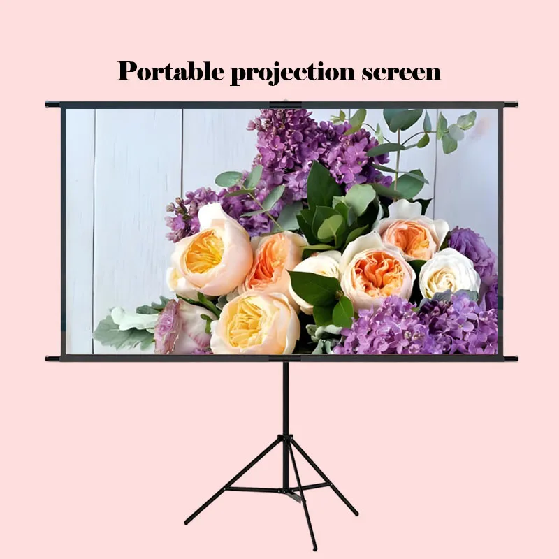 

Проекционный экран с кронштейном Essential, экран с одним треугольным кронштейном, простой в установке, удобный для хранения и удобный для переноски.