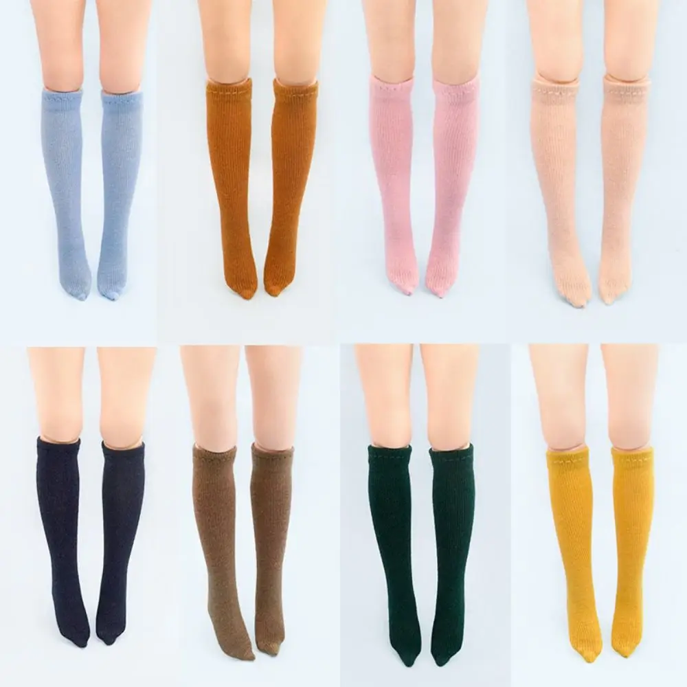 

Fashion Handmade Cotton Stockings Casual Wear 15 Styles Long Doll Socks Doll Legging for ob22 ob24 Doll/ for Blythe Doll