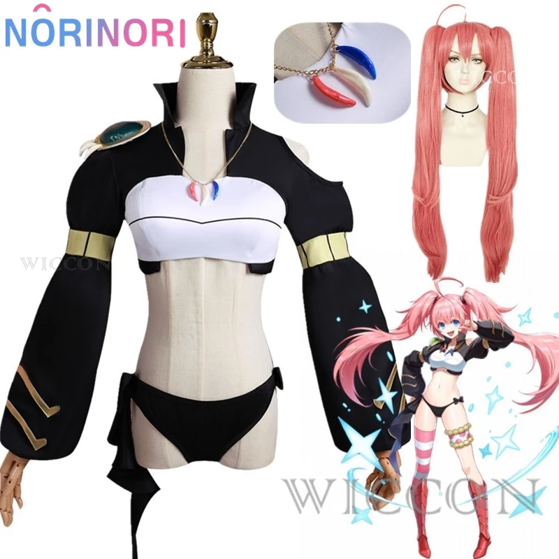 Anime Milim Nava Cosplay Costume That Time I Got Reincarnated As A Slime Cosplay Bikini Tensei Shitara Slime Datta Ken Uniform