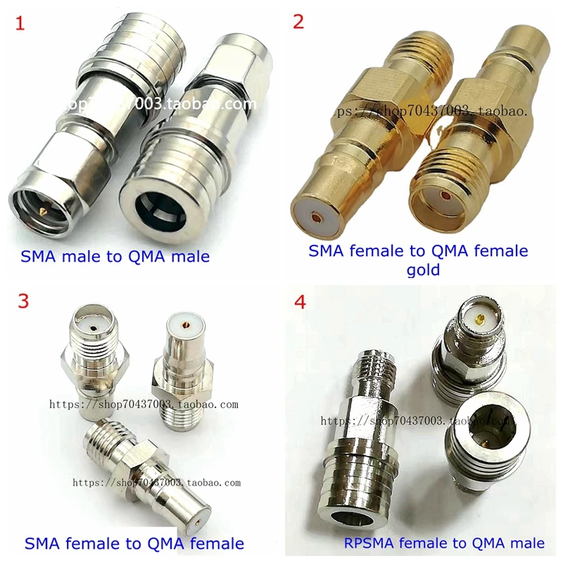 

SMA To QMA Male Male Female Connector Adapter QMA To RPSMA 90 Degree Right Angle RF Coaxial Brass Nickel Plated Free Shipping