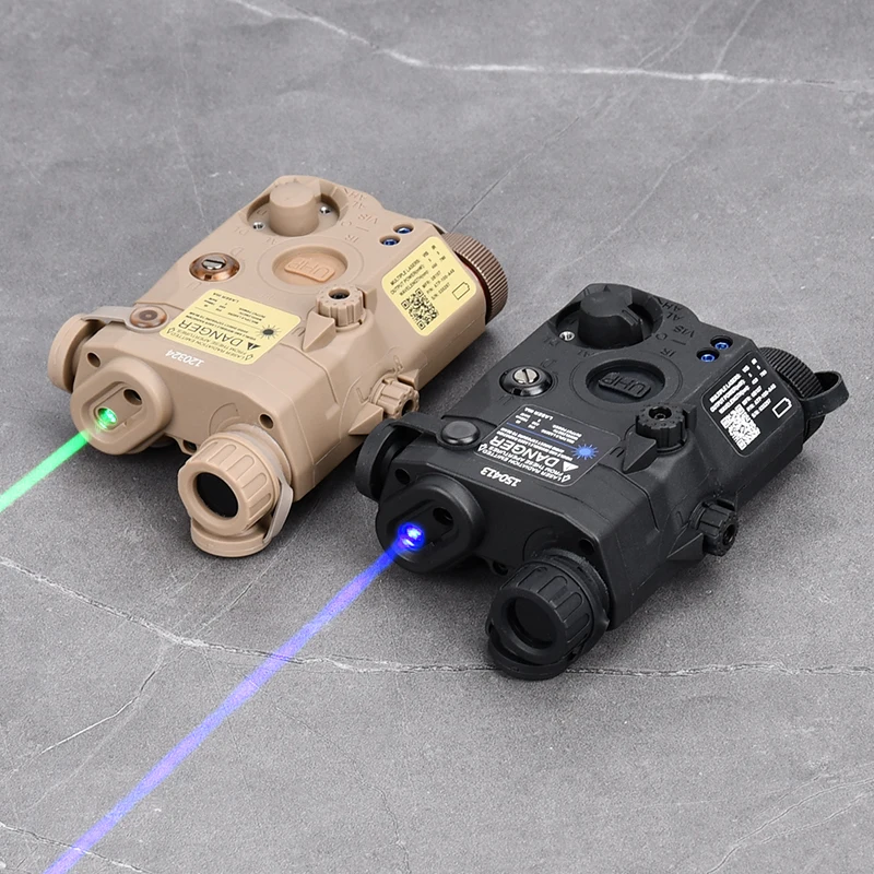 Tactical LA-5B PEQ Single Laser Wadsn PEQ15 Green Red Blue Indicator Airsoft Hunting M600C Flashlight With Dual Pressure Switch