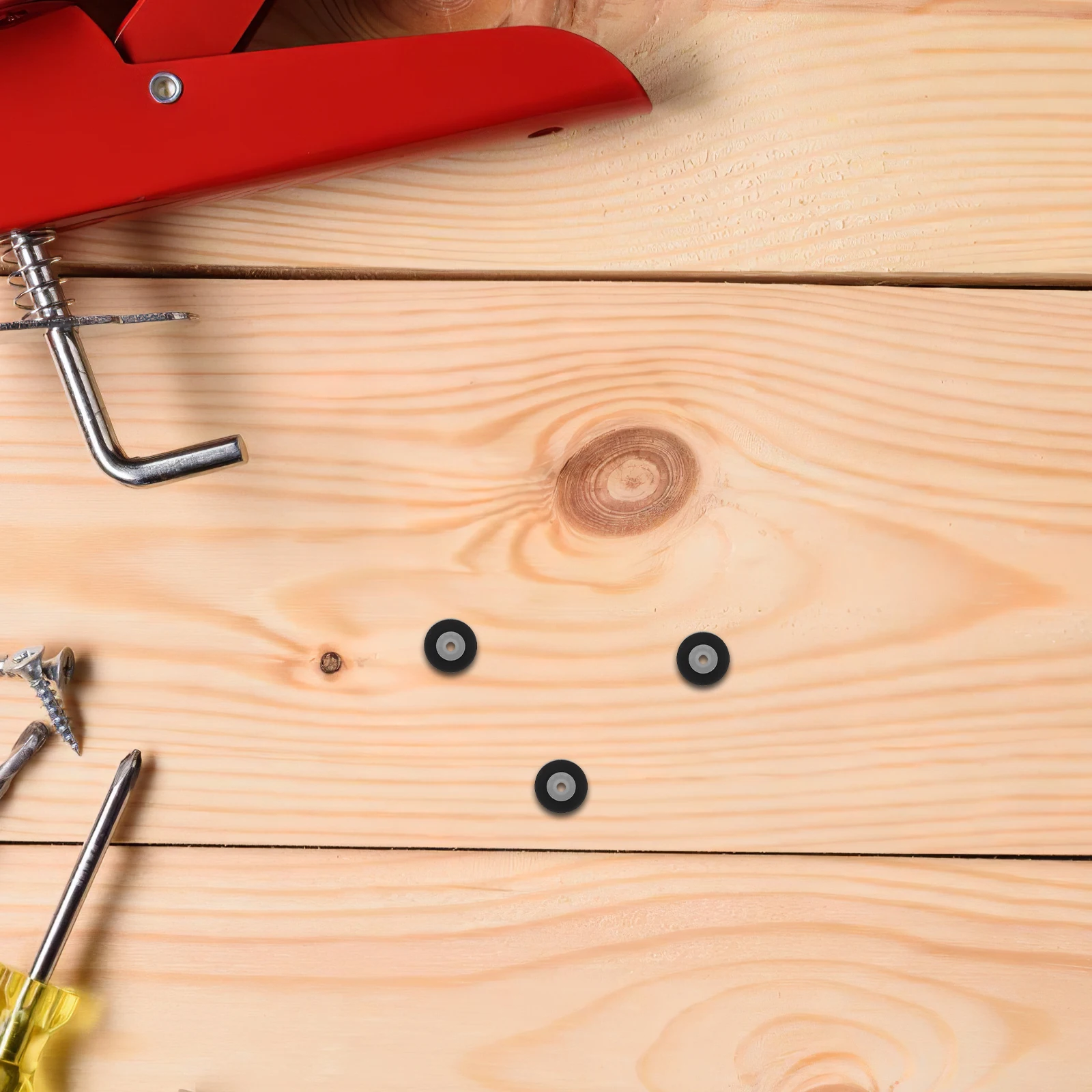 

6Pcs Cassette Pinch Rollers Replacement for Recorder Video Machine Audio Parts Plastic Pulley Wheel Drive Component for Studio