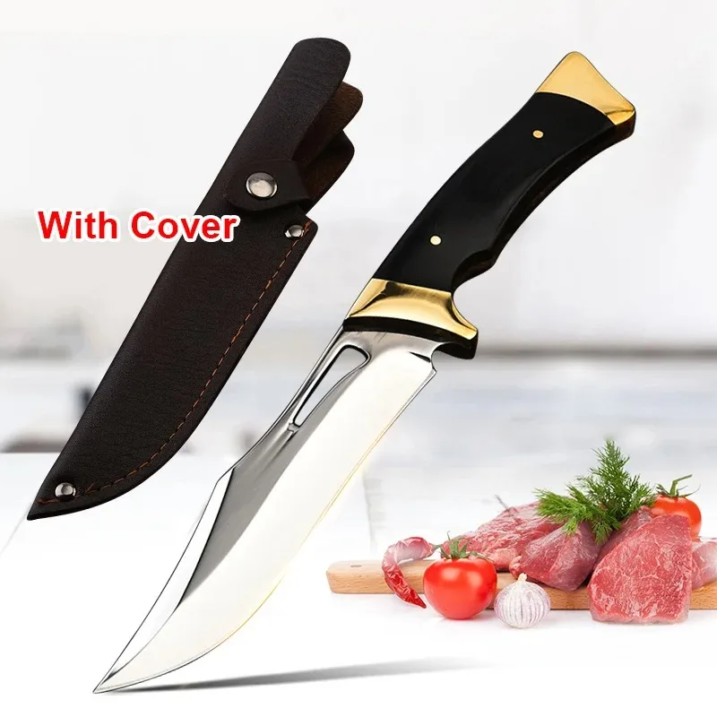 Professional Boning Knife Chef Butcher Knife Hand Forged Kitchen Knife Wood Handle Meat Cleaver Cutter Utility Cooking Knife