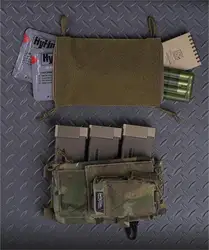 Tactical Chest Rig with Easy Access Internal Pocket, Double Zipper Design, Inner Webbing Loop