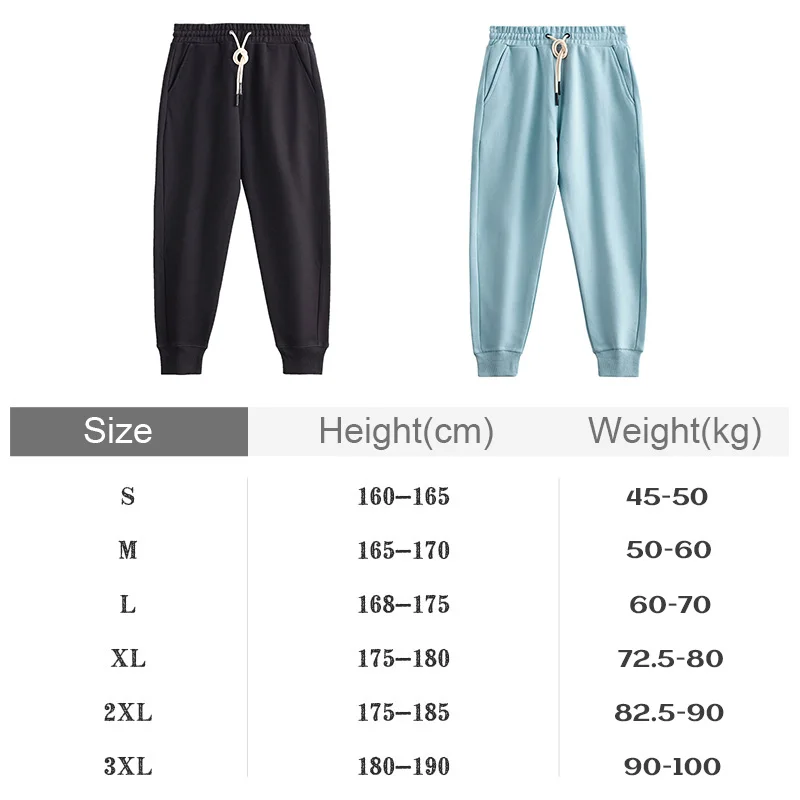 Women Men Winter Warm Sweatpants Baggy Joggers 470g Plus Velvet Thick Pants Cotton Trousers Casual Streetwear Drawstring Pants