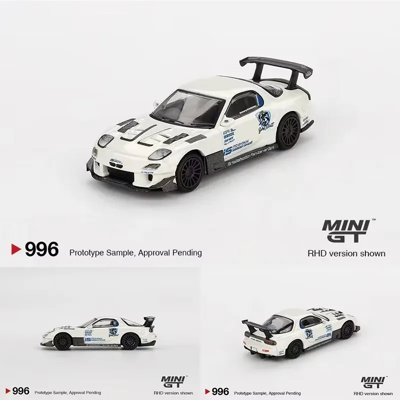 MINIGT In Stock  990 1:64 LBWK Mazda RX7 LB Super Silhouette 787B Diecast Car Model Collection Toys