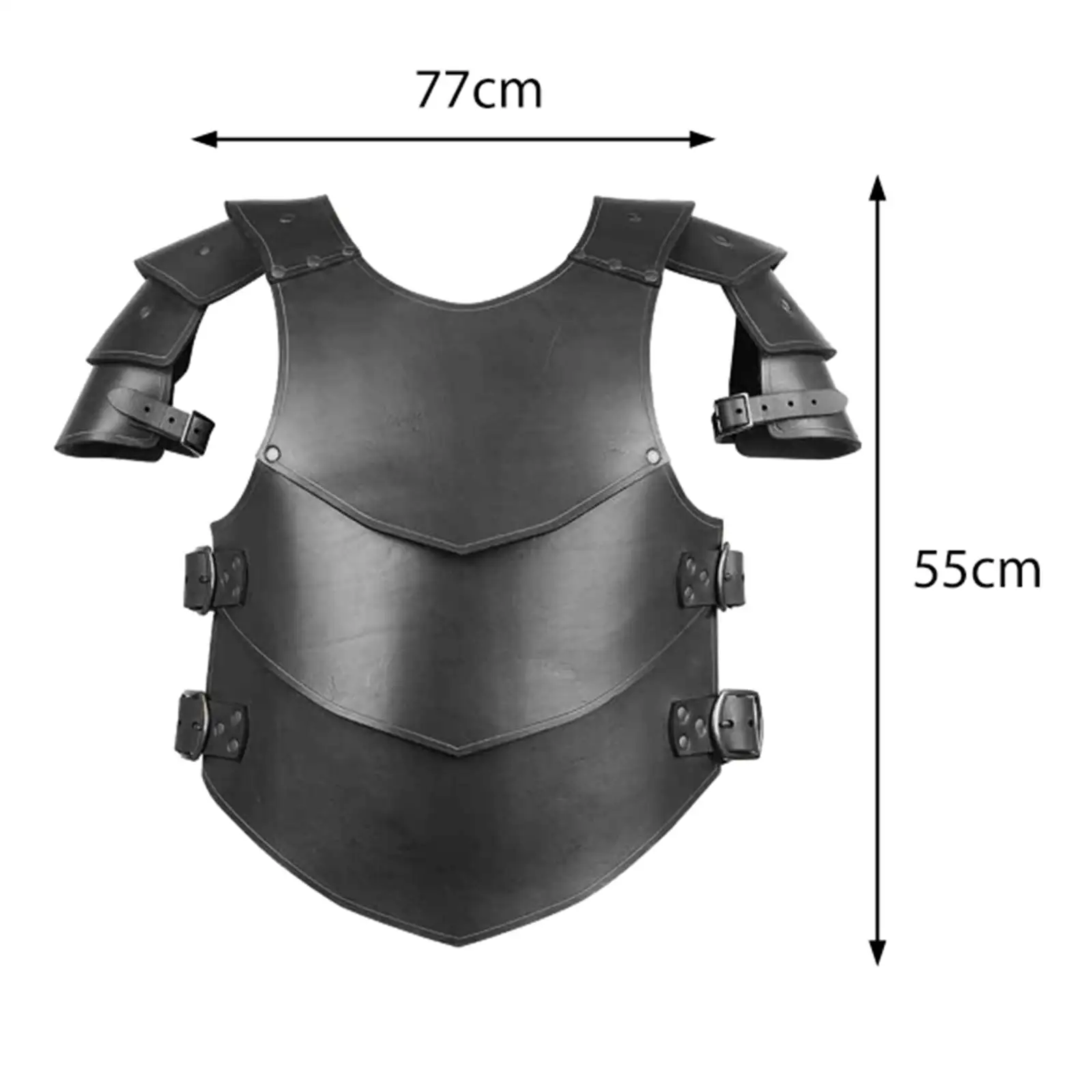Chest Shoulder Harness Knight Costume Decors Samurai Harness Shrug Armors for Knight Adults Men Women Role Play Accessory