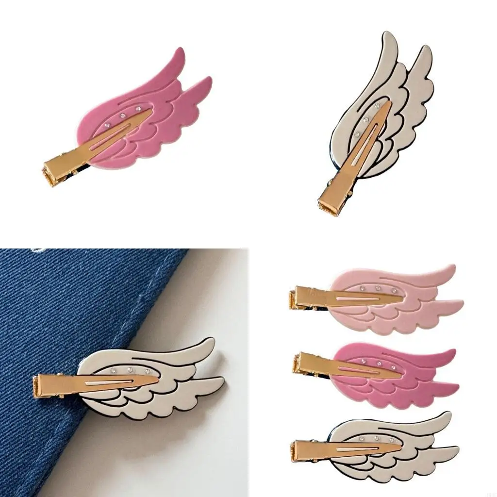 

39bc Fashion Wing Barrette Side Bang Hair Clip для подростков