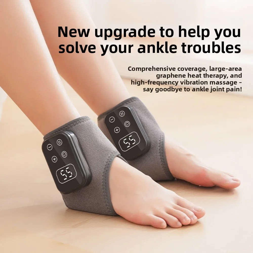 

Cordless Design Foot Massager 5-Temperature Settings 3 Vibration Modes Triple Method Massager USB Charging Pain Relief