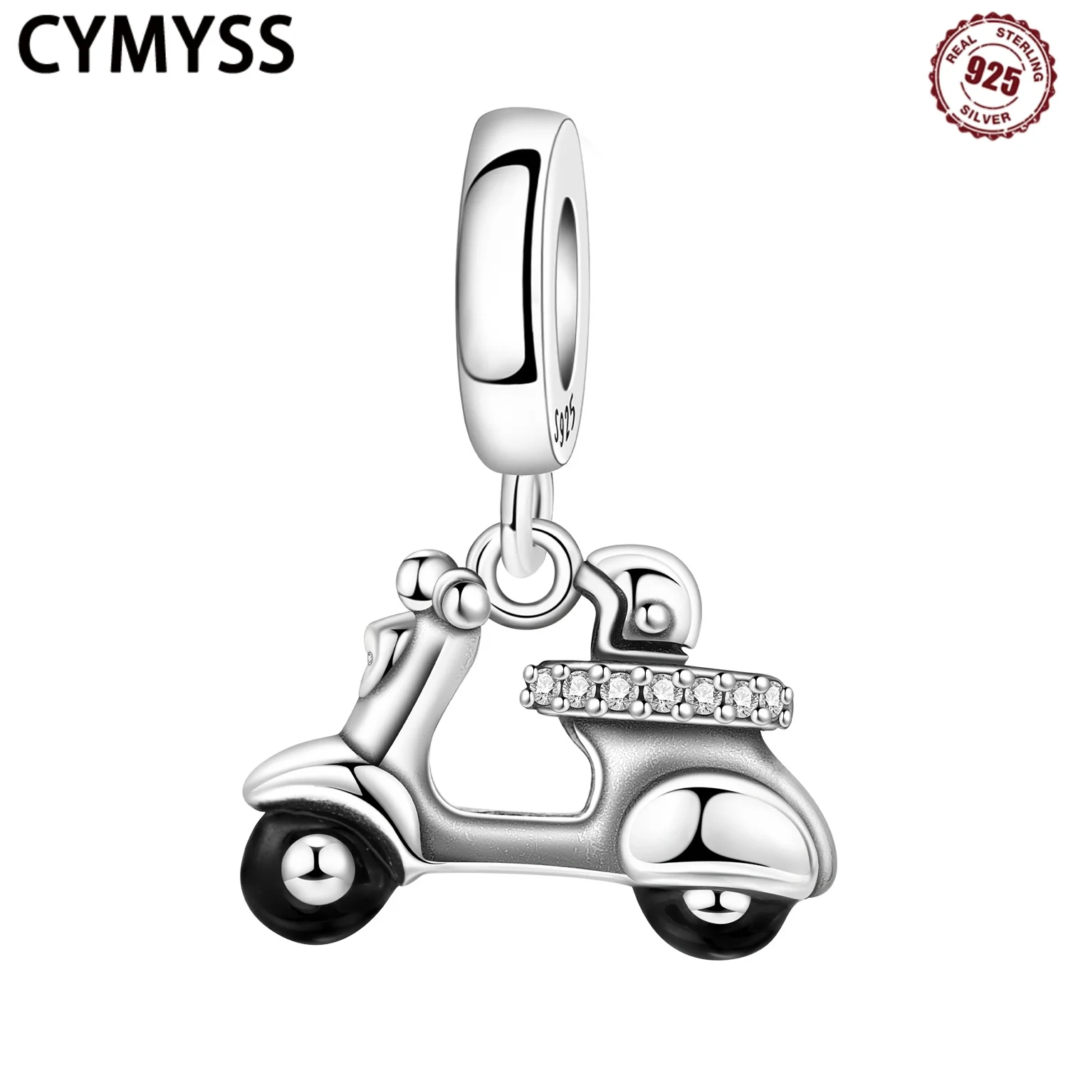 

CYMYSS, новинка 2025, стерлинговое серебро S925, циркон, кулон для электромобиля, ювелирные изделия, подарок на день рождения, женский кулон