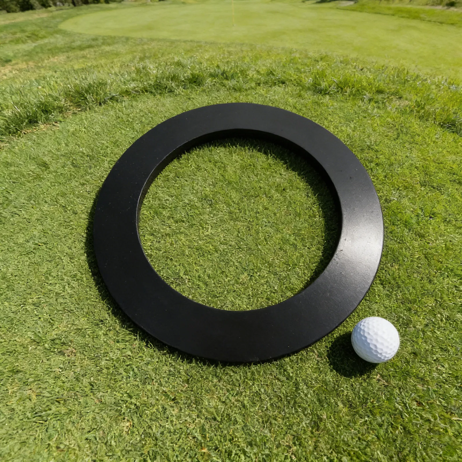 Silicone Golf Training Aid Golf Putting Ring Alignment Aid Practice Training Cup Golf Putting Cup/Ring Practice Putting Hole