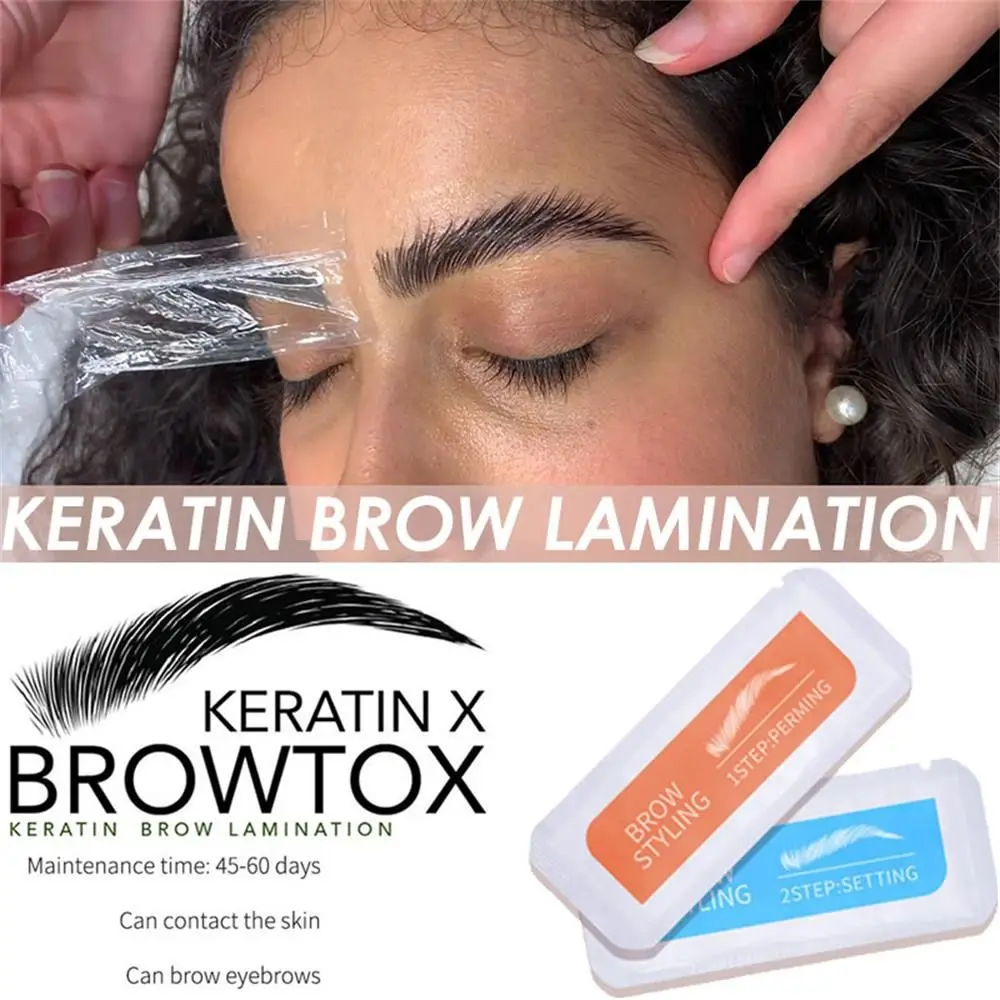 KerBrian-Kit de laminage des sourcils, outil de maquillage professionnel, réglage des sourcils, étanche, 3D, plumes
