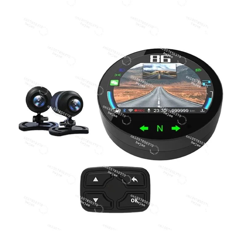 

Borske Custom Multifunction Can Call Smart Dashboard Intelligent Navigation Driving Recorder with Dual Cameras