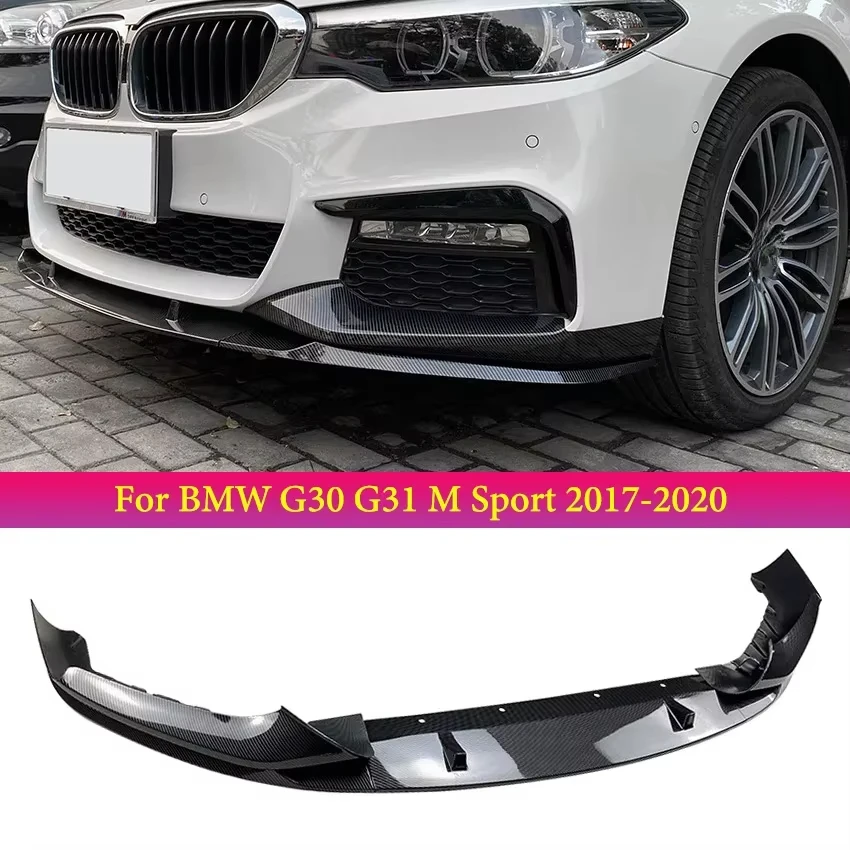 For BMW G30 G31 2017 2018 2019 Accessories Body Kit Car Front Lip Bumper Spoiler Splitter Protective Cover 5Pcs Automobiles Part