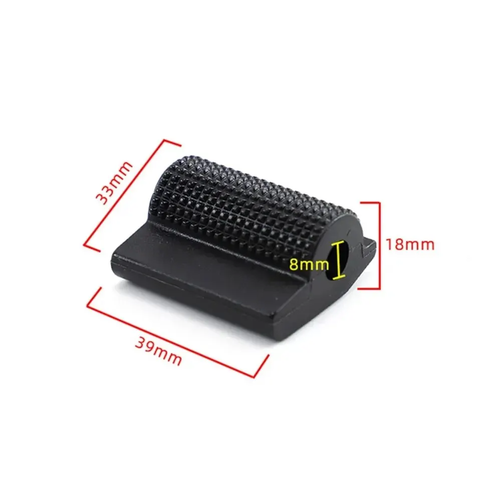 Universal Motorcycle Shift Gear Lever Pedal Rubber Cover Anti-skid Foot Peg Toe Gel Accessories for Honda Kawasaki Yamaha