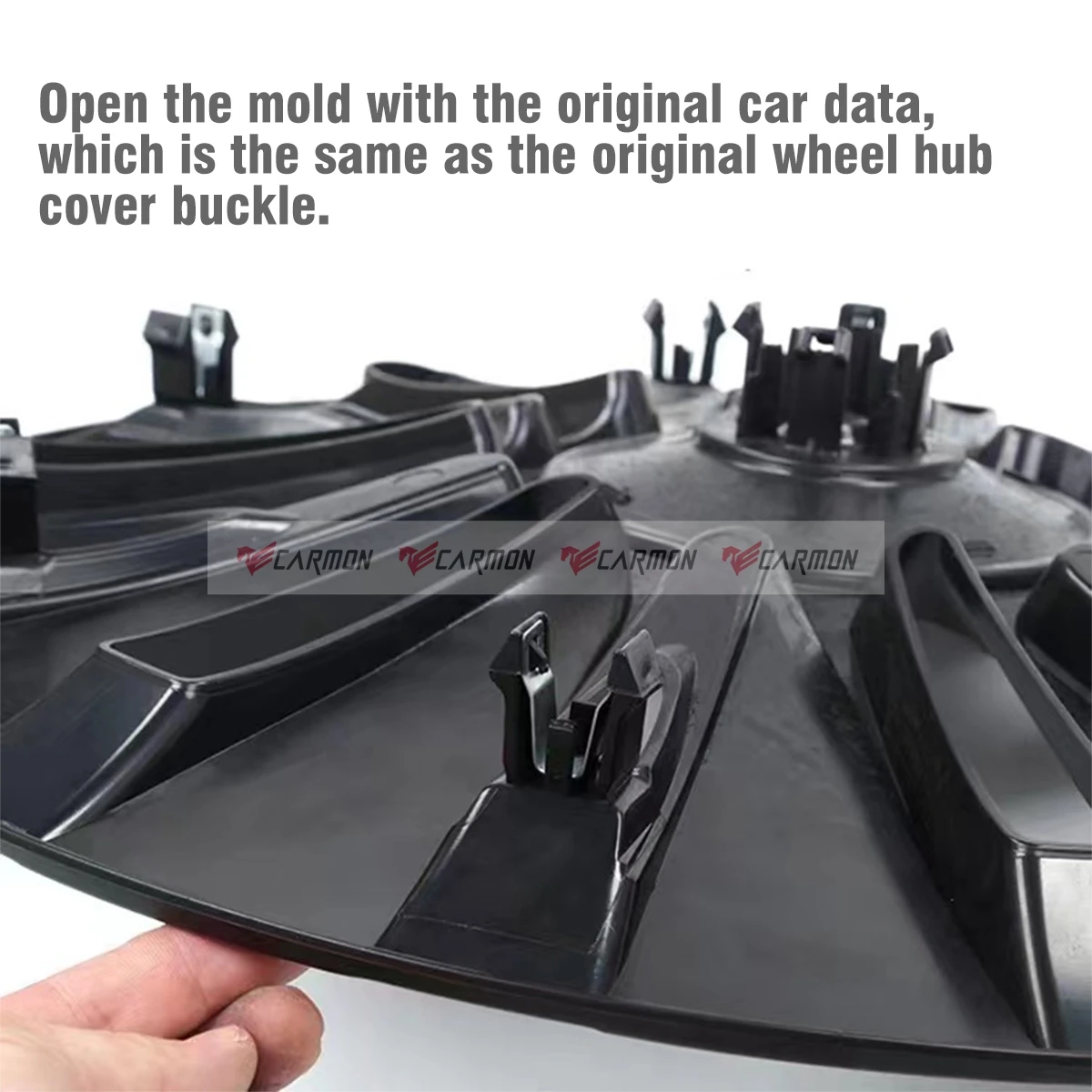 Estilo simétrico Hub Cap para Tesla Modelo Y, Performance ABS Roda Cap, Full Rim Cover, Body Kit, 19"