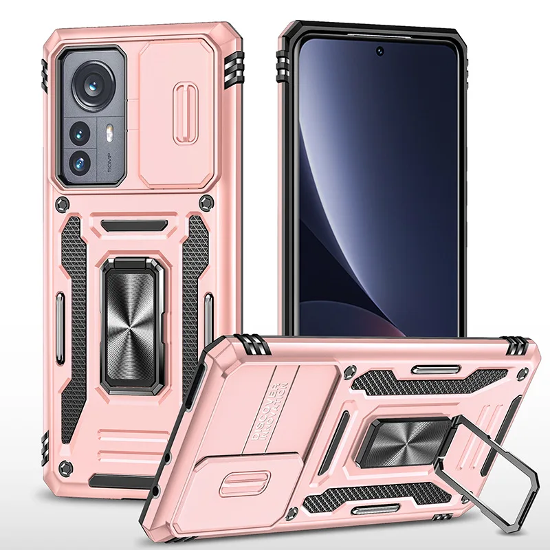 10pcs/Lot Camera Protection Cases For OPPO A77 A54 Reno 7 Lite 4G 5G Armor Window Phone Ring Case