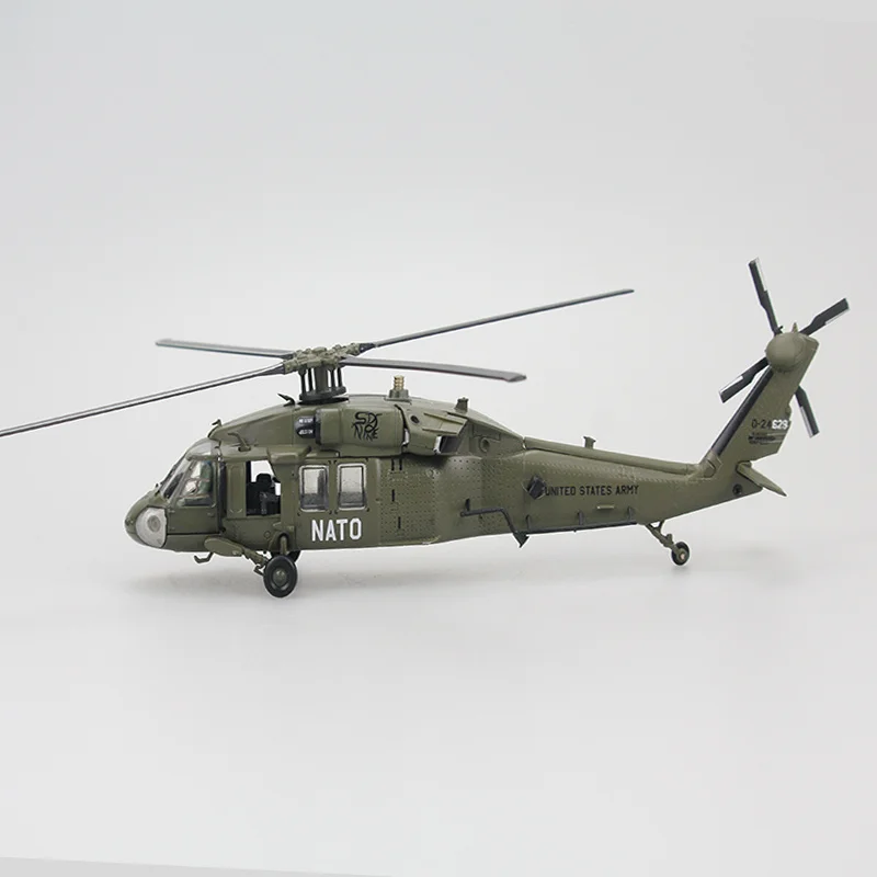 1: 72 Black Hawk Helicopter Model Alloy Finished Aircraft Us Uh-60 Simulation Model Aircraft Toy Pendant Collection