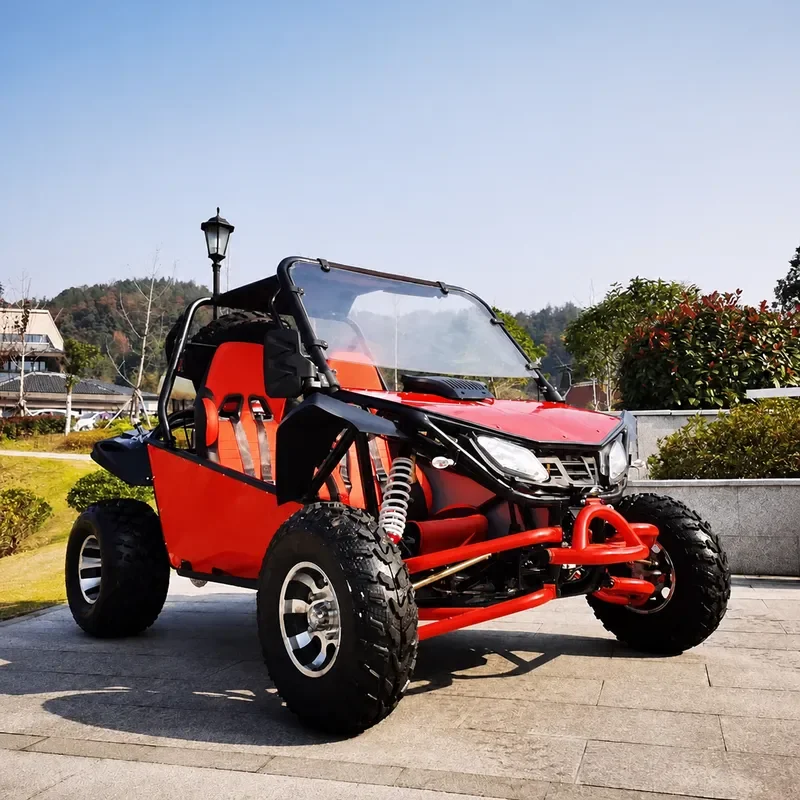 Custom Sport Kart Double Steering Wheel Automatic ATV All Terrain Off Road Quad Motorcycle