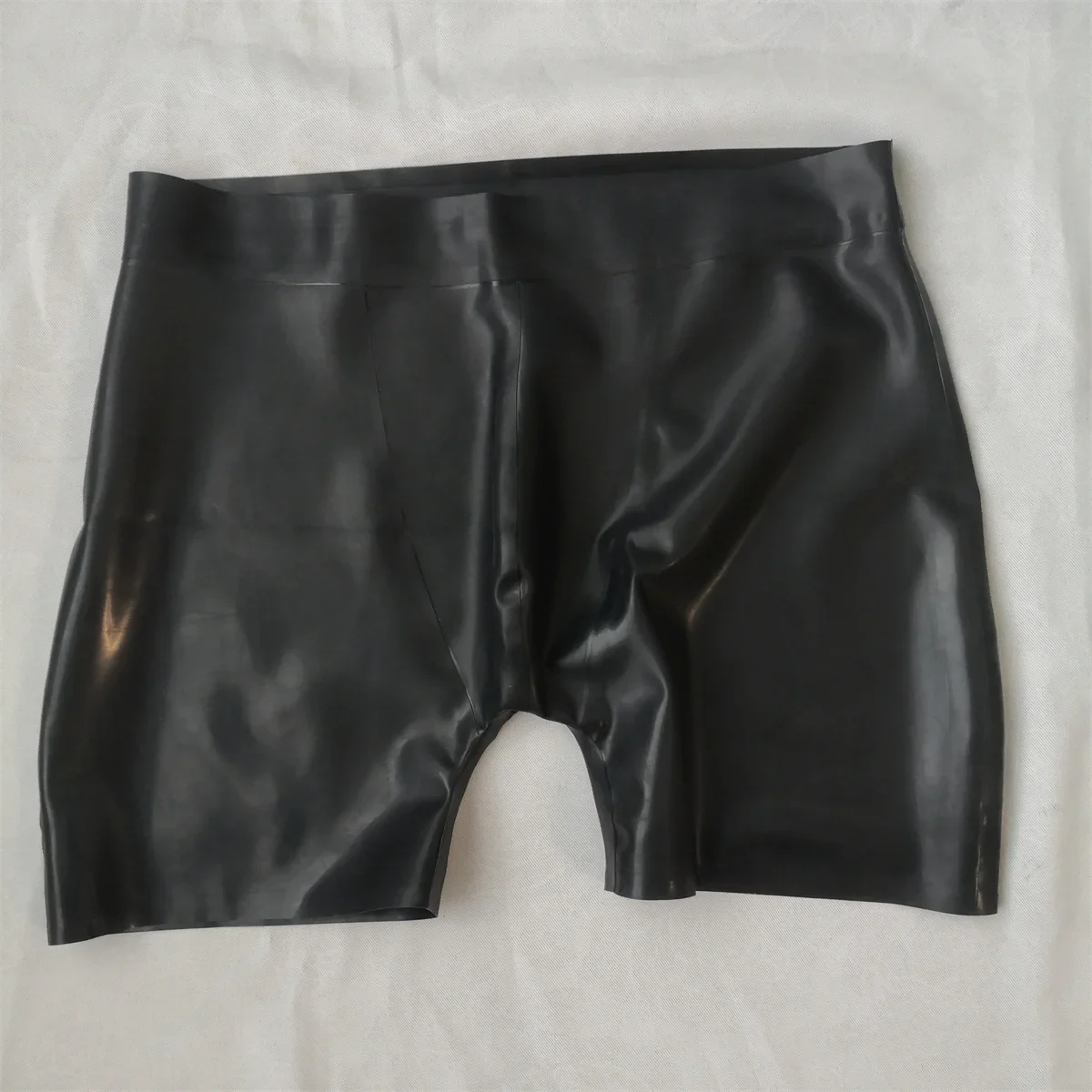 Latex Panties Sexy Men Underwear Fetish Male Short Pants Boxer (No Zip)