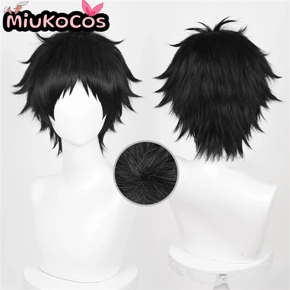 IN STOCK Keiji Akaashi Cosplay Wig MiukoCosplay Anime Haikyu!! Cosplay 4