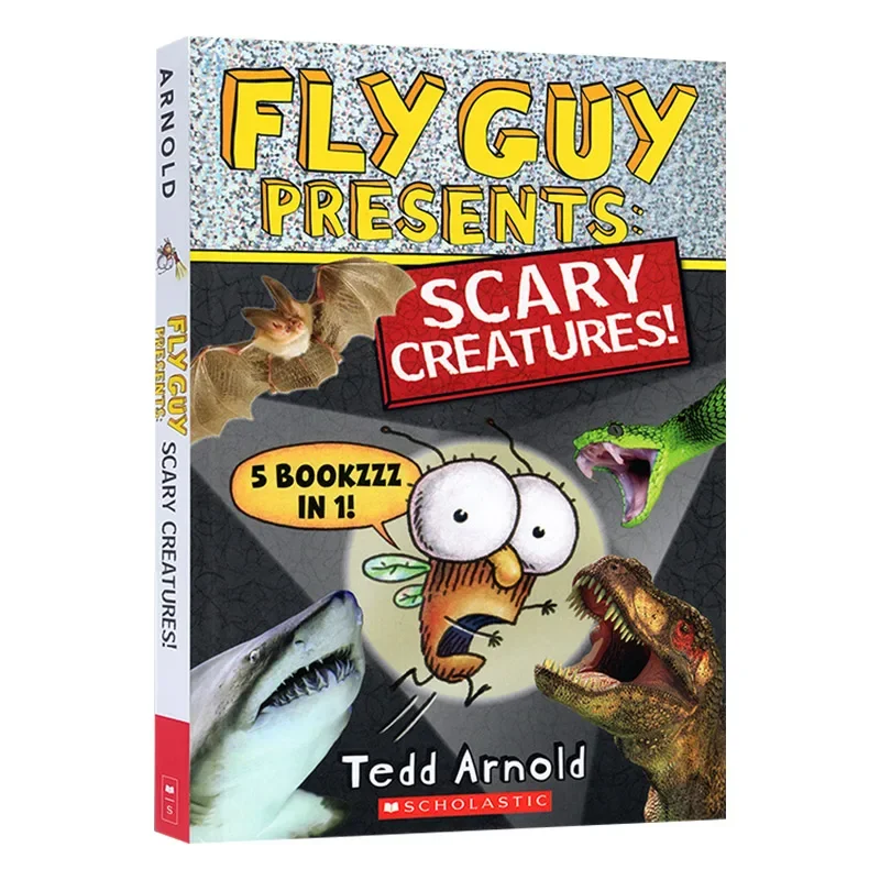 Fly Guy Presents Scary Creatures 5,Children's books aged 3 4 5 6, English Popular science picture books, 9781338565904