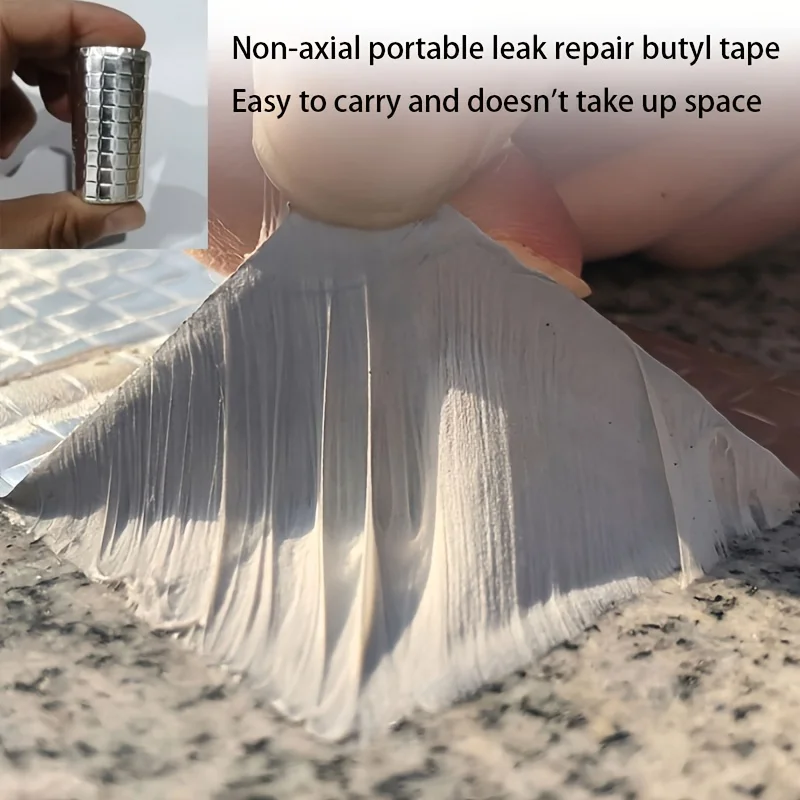 No reel butyl tape, small portable balcony roof pipe leakage tape, home use manual strong adhesive tape