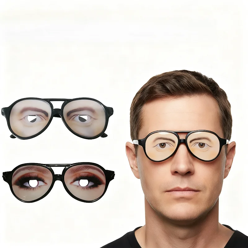 ของเล่นตลกสำหรับงานปาร์ตี้ ของเล่นแกล้งคน ของเล่นสร้างความสนุกสนาน แว่นตากรอบดำ ของเล่นแว่นตาปลอม แว่นตาตลก แว่นตาขำๆ