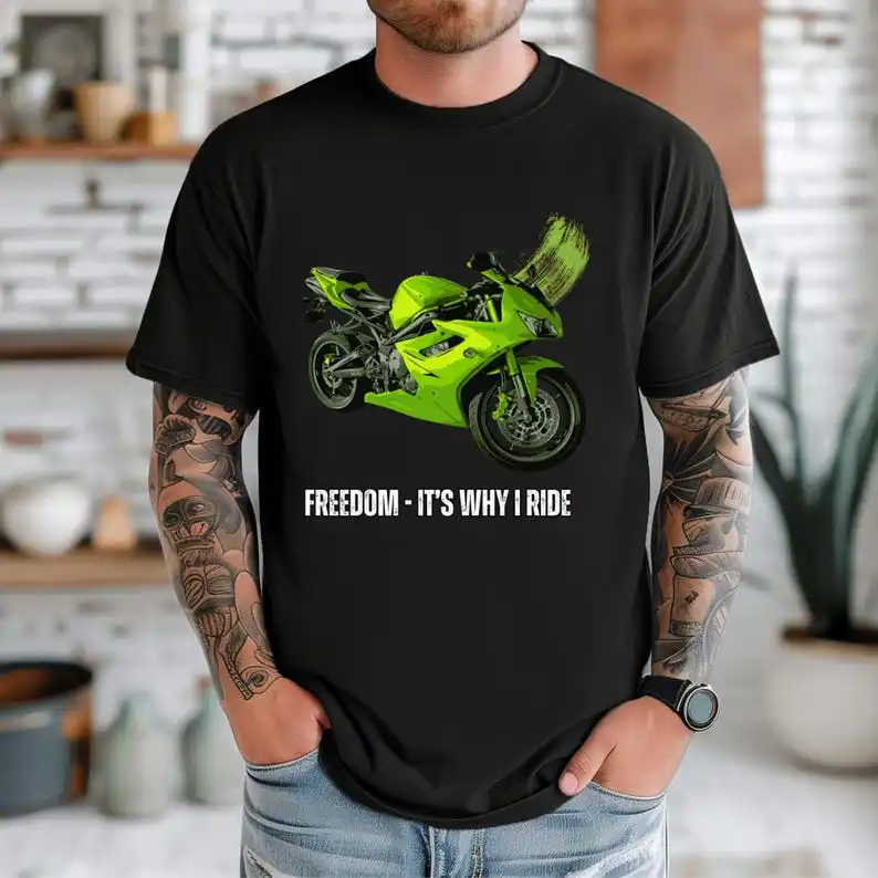 Camiseta De Moto, C… - image