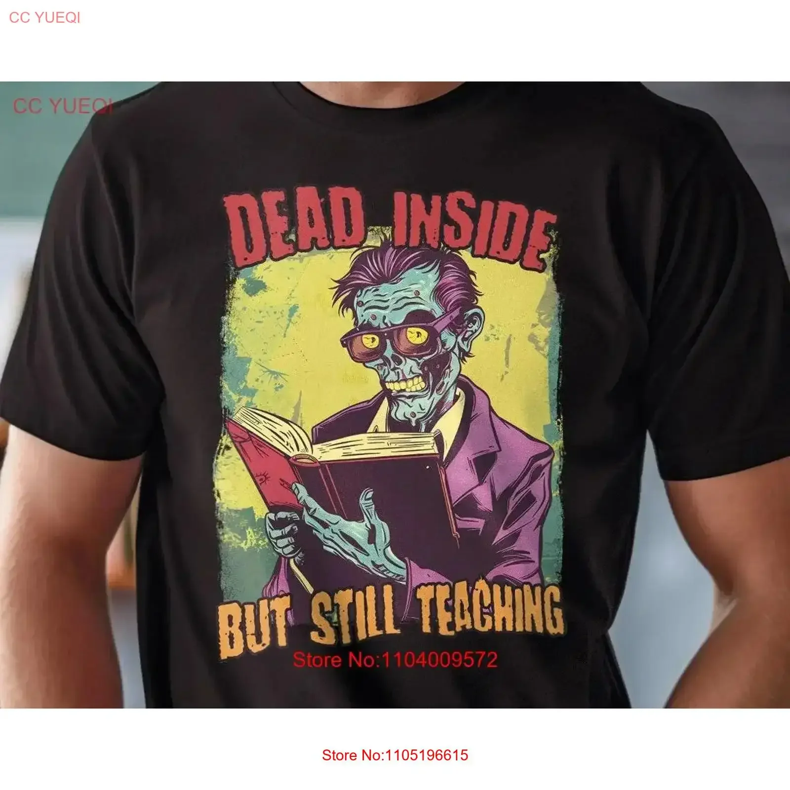 Dead Inside But Still Teaching Funny Teacher Professor PhD T Shirt SweaT vintage Washed Casual Comfortable designer clothes