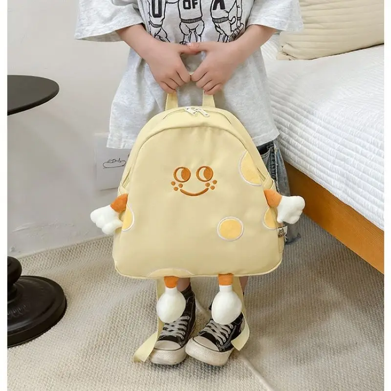 4 Colors Kids Cute Cartoon Backpack Primary Student SchoolBags Kindergarten Boys Girls School Bookbag