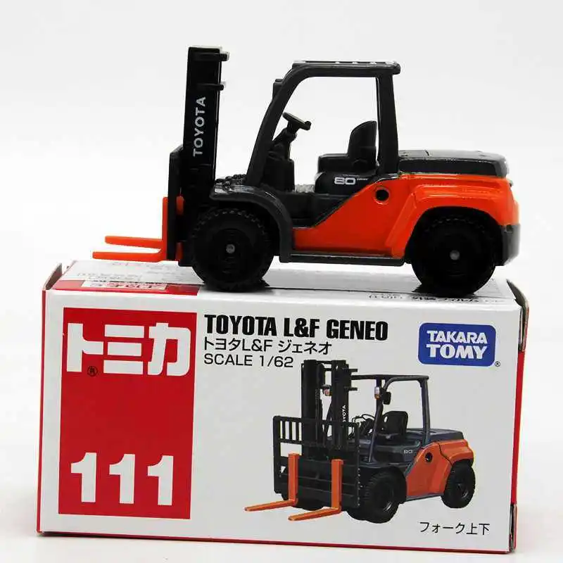 

TAKARA TOMY tomica alloy toy car model 111 Toyota L&F GENEO engineering forklift