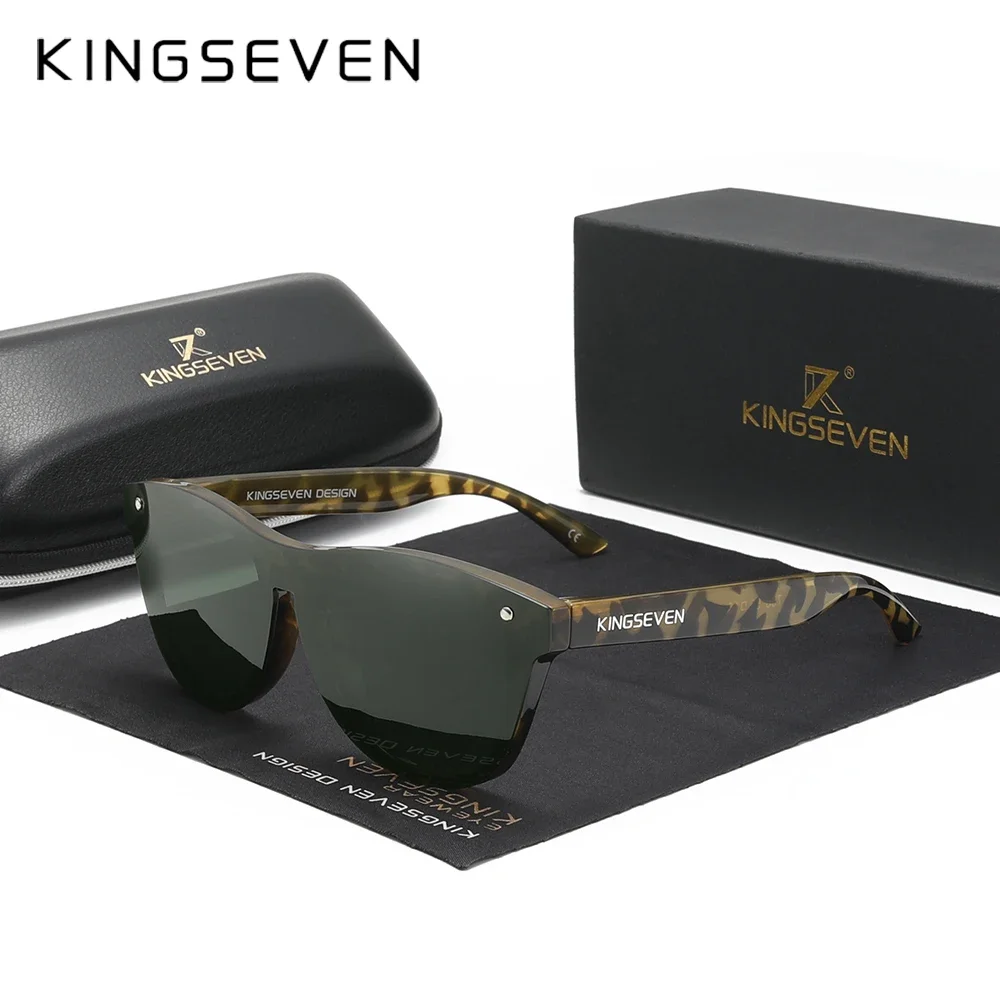 KINGSEVEN Fashion Design Women's Sunglasses TR90 Polarized Eyewear Travel Men Retro Glasses Sonnenbrille Herren