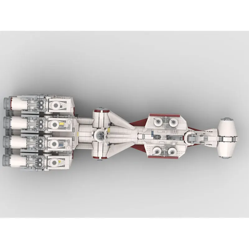 MOC بنة حرب الفضاء سلسلة UCS Tantive IV 1/140 مقياس وحدات الإبداع التعليم لغز لعبة juguداعي هدية MOC-234391