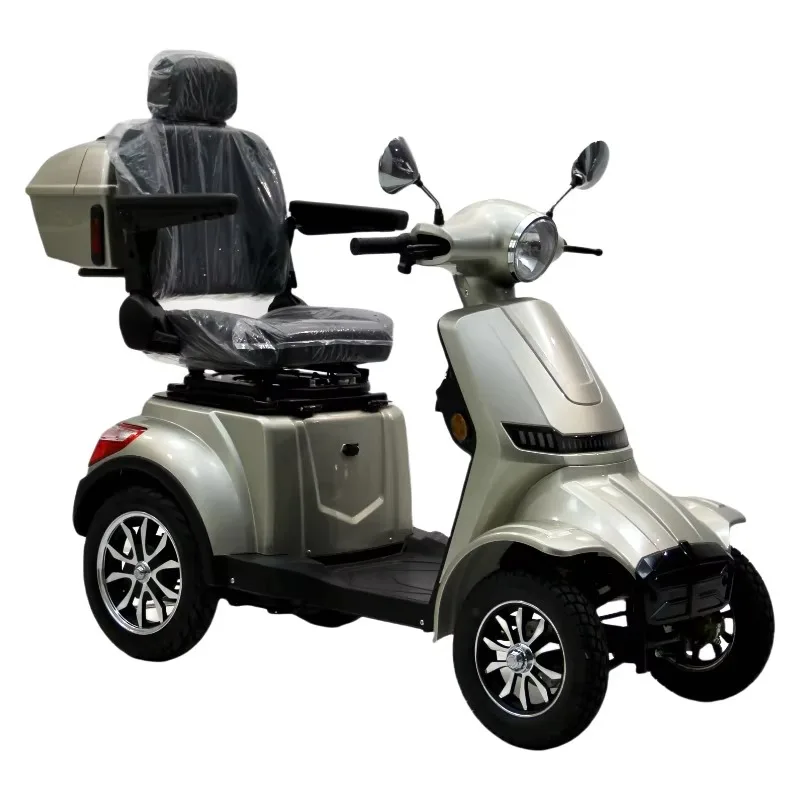 EEC EU German Warehouse Stable Safe Electric Four-wheel Scooter 150kg Capacity 40-60km Range 25km/h Speed for Elderly Factory