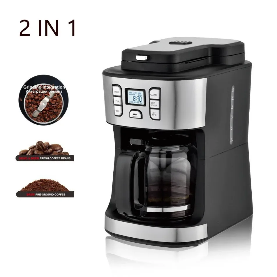 European regulation coffee machine home automatic grinding beans brewing all-in-one coffee maker drip Americano coffee machine