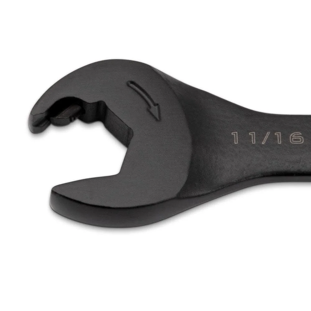 7-Piece SAE Combination Wrench Set Ratcheting Open-End Static Box-End Laser-Etched Sizes Durable Tool Mechanics Auto Repair