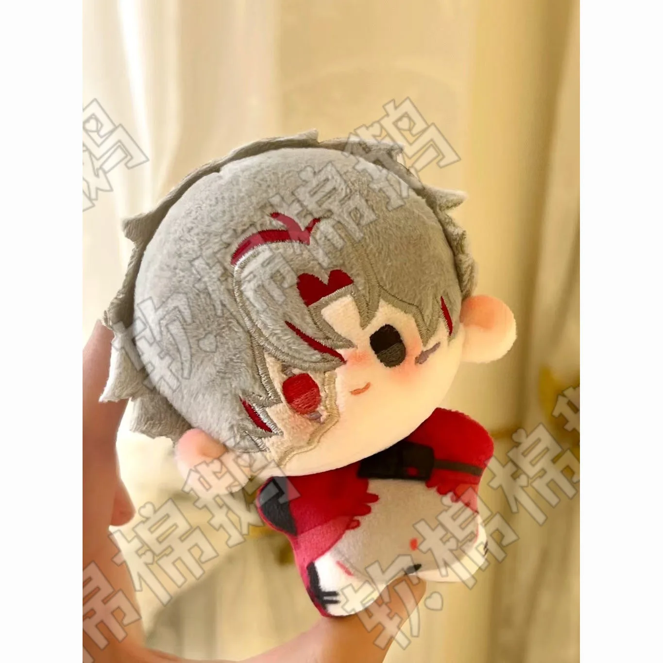 Mingchao 10 سنتيمتر المطبوعة ندبة تأثيري سمة أفخم دمية الإبداعية هدية التائه دمية