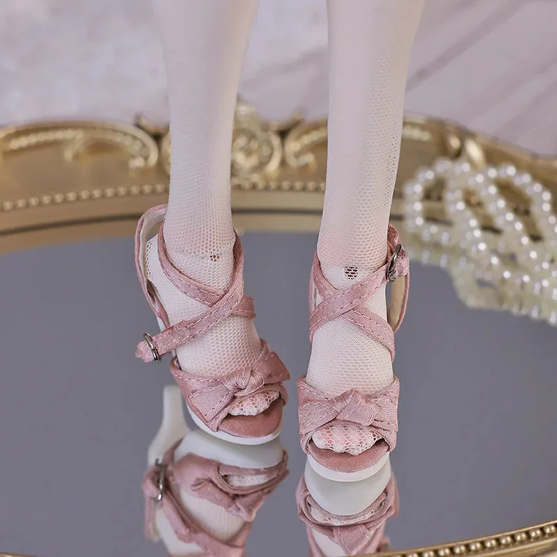 

1/4 Bjd Dollfie Shoes Handmade 6cm * 2cm * 2.5cm Princess Sandals Clip High Heels Bhd Doll Dreams Dk Soom Dod Doll More Luts