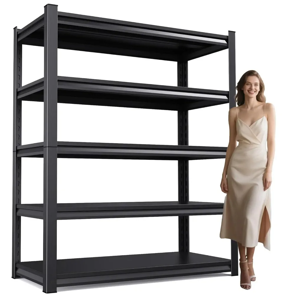 

Стеллажи для гаража 72 "В / 46" Ш, сверхпрочные, регулируемые, 5-ярусные, металлические, на заказ