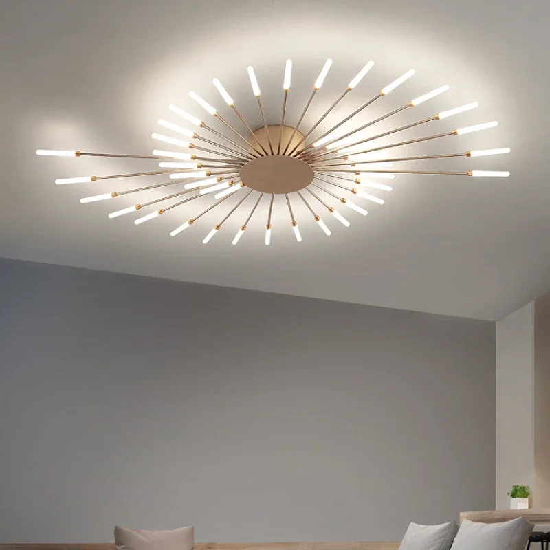 vortex fireworks decorativa luzes de teto led moderno usado em salas hoteis halls restaurantes high end 01