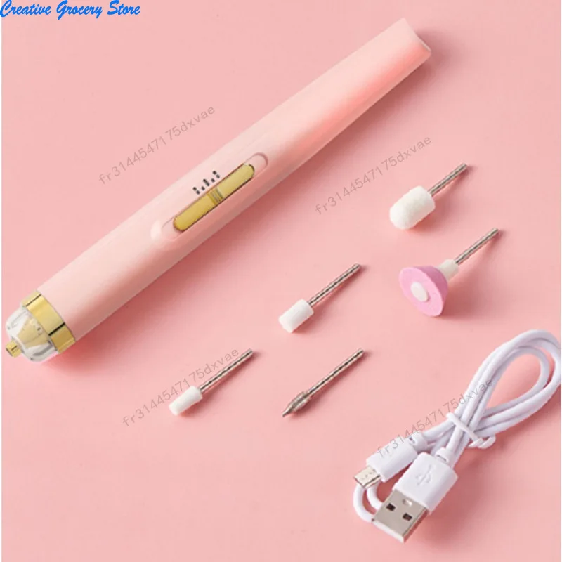 

1Pcs Electric Nail Grinder Small Tools Nail Remover Nail Machine Portable Exfoliating Set Nail Grinder for Women