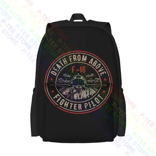 F-16 조종사 전투기, 미국 왕실 공군 전투기, 대용량 배낭 소프트백, 학교 스포츠 가방