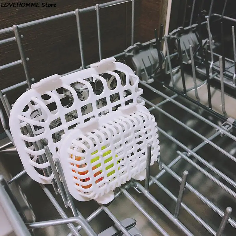 Dishwasher Special Small Items Cleaning Basket Kitchen Tools Accessories Soaking Box Storage Box Dish Fork Chopstick Storage