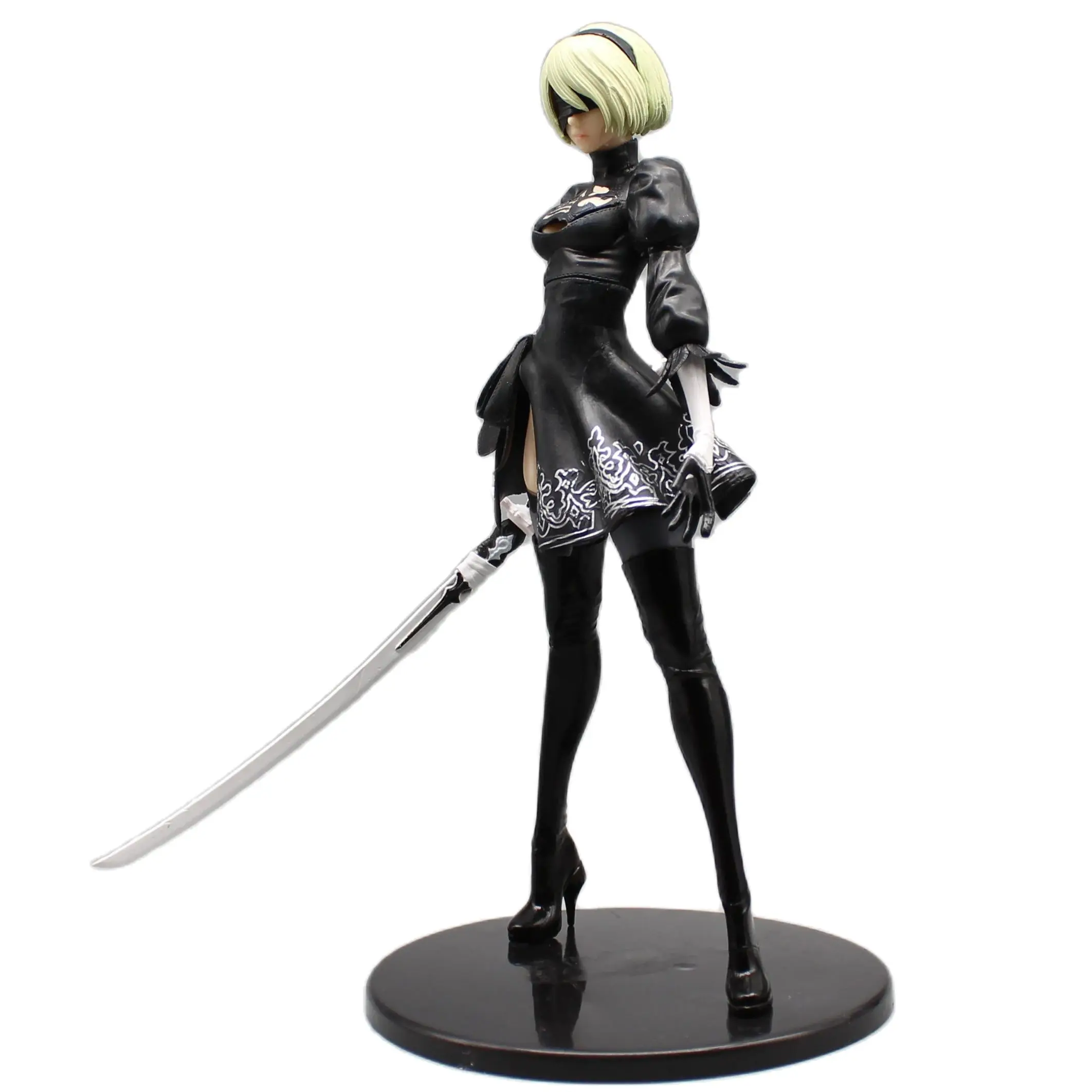 Nier: automata yorha No. 2 Type B Girl 11 "Figurine, PS4 XBOXone SWITCH เกมต่อสู้หุ่นยนต์อะนิเมะรูปแบบตุ๊กตาเครื่องประดับ