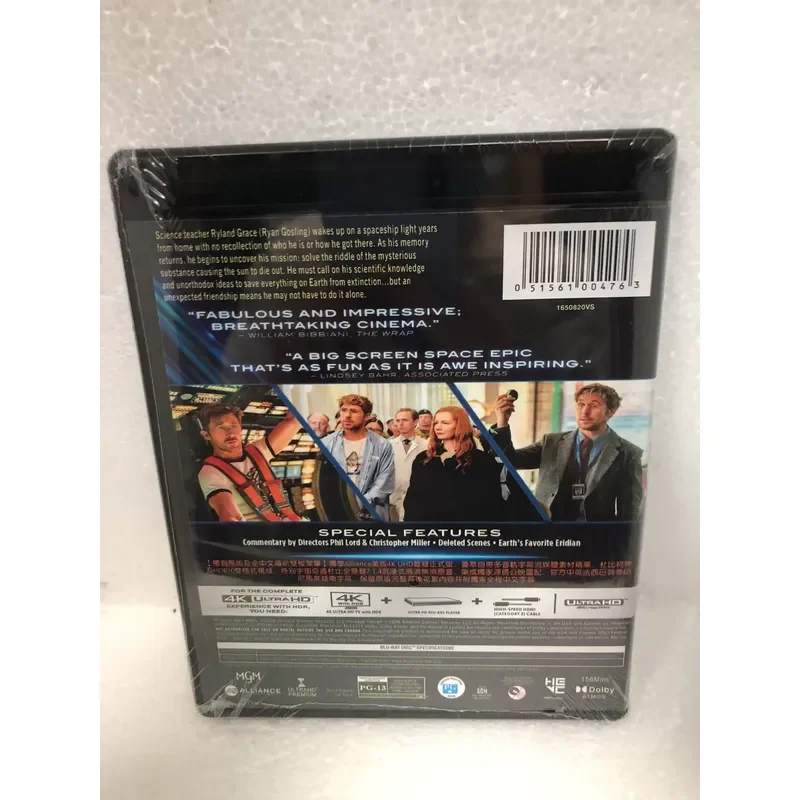 4K UHD The Salvation Plan Blu-ray Disc Starring Ryan Gosling Science Fiction Film