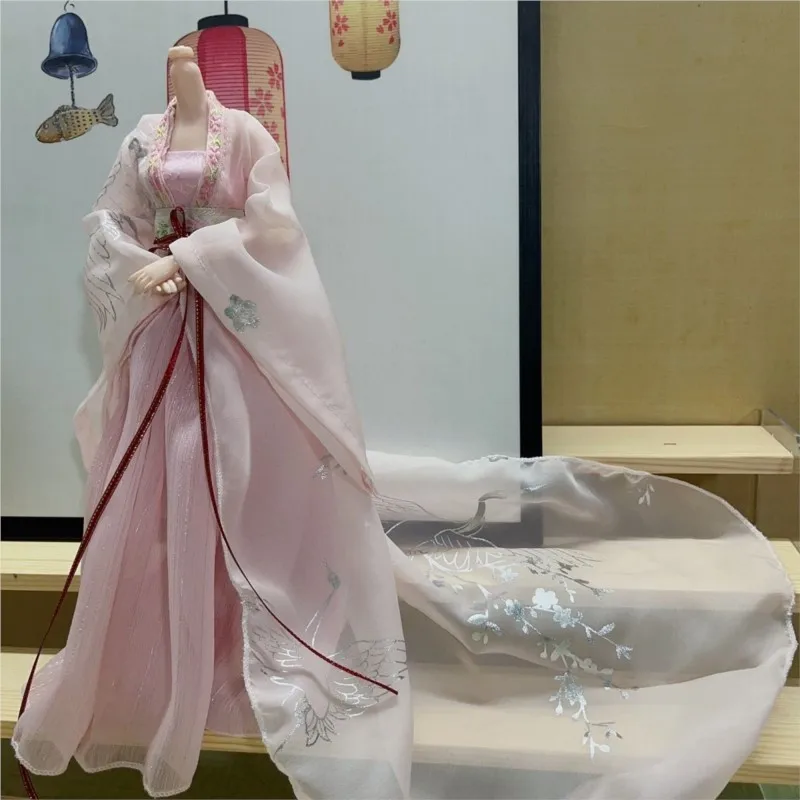 

2026 New Creative 30cm Doll Handmade Retro Hanfu Clothes Chinese Style Ancient Hanfu Doll Clothing 30cmDoll Accessories LJ316