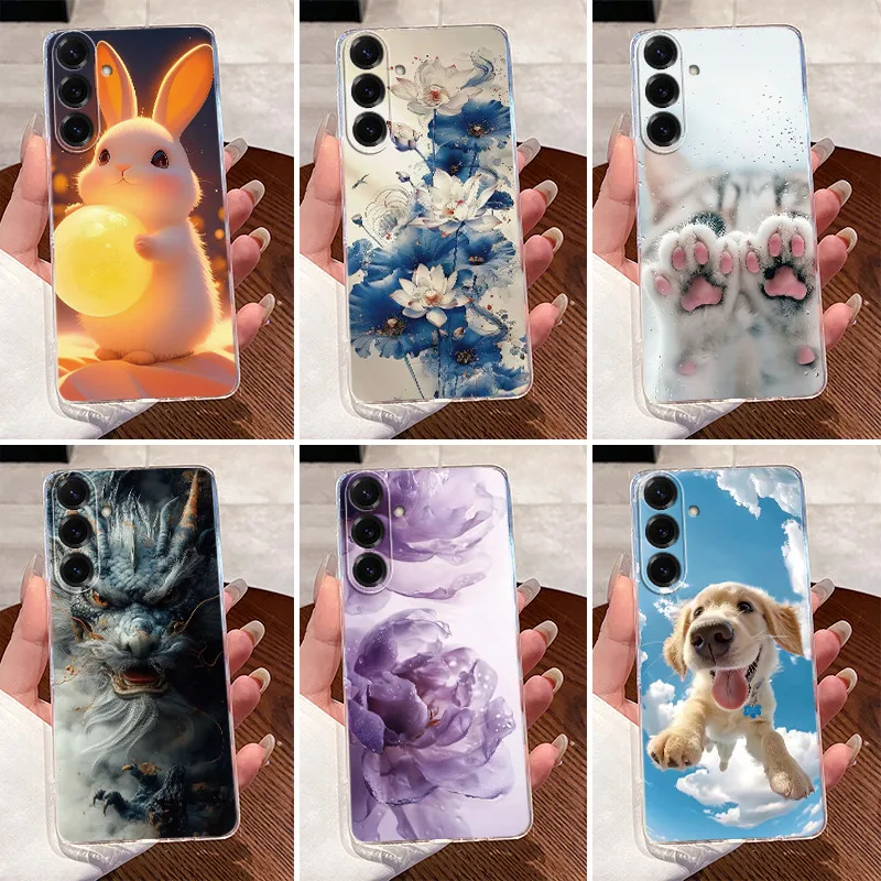 Fall Für Samsung Galaxy A56 A36 A26 Luxus Drachen Nette Coole Jungen Mädchen Klar Silikon Telefon Fall Für Samsung A16 4G 5G Zurück Abdeckung