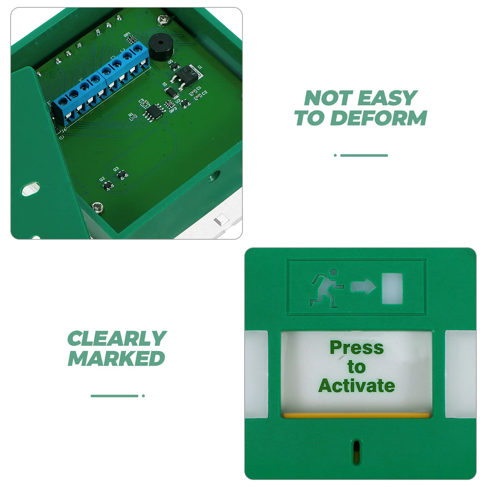 Alarm Switch Manual Reset Protective Cover Durable For Industrial Machinery Safety Shutdown Emergency Stop Push Button